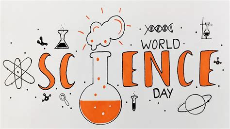 World Science Day Poster Drawing International Science Day Drawing