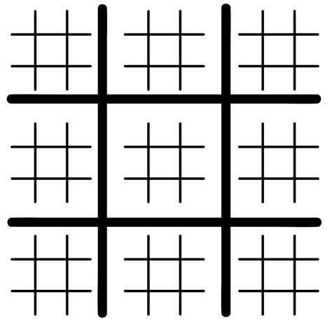 Math Tic Tac Toe Board