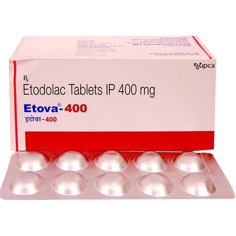 Etolid Etodolac Extended Release Tablets Leeford Healthcare Ltd 100