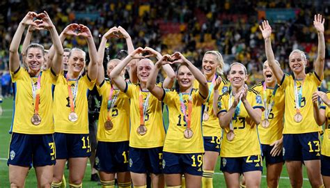 sweden beats australia 2 0 to win another bronze medal at the women s world cup sports el