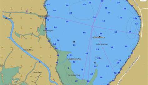 west galveston bay depth chart