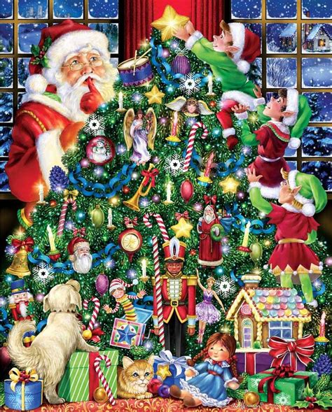 The Star On Top 1000 Pieces Vermont Christmas Company Puzzle Warehouse Christmas Jigsaw