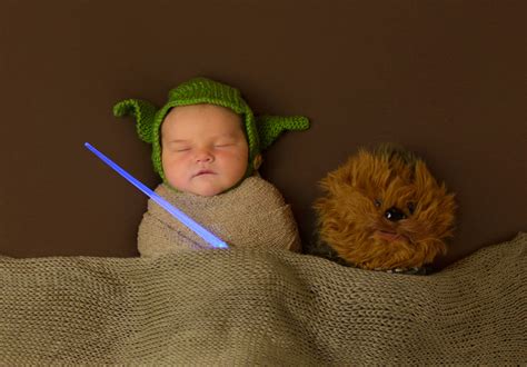 Star Wars Birth Announcement Newborn Photography Tacoma Newborn