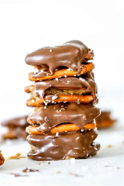 20 Min Chocolate Covered Peanut Butter Pretzels With Flakey Salt The