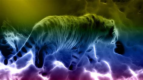 Neon Tiger Wallpapers Wallpaper Cave