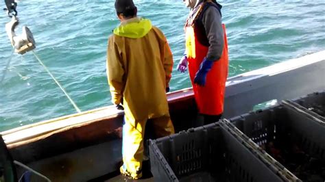 Lobster Fishing Hauling Gear Off Yarmouth NS YouTube