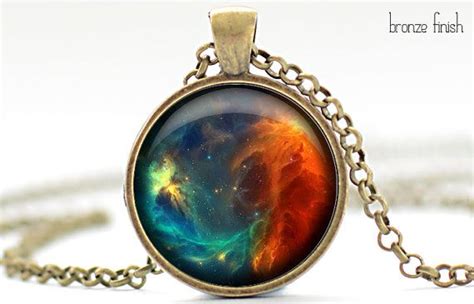 Nebula Necklace Galaxy Jewelry Space Pendant Gift By FrenchHoney 14