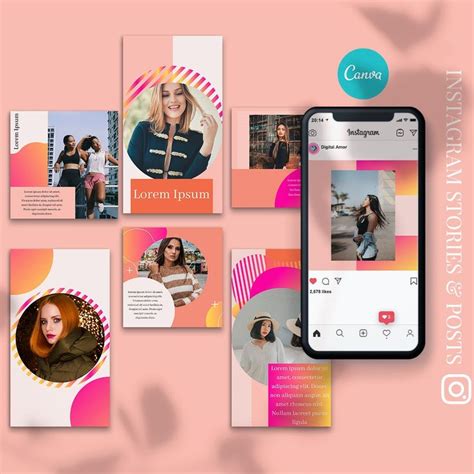 Canva Instagram Post And Instagram Story Template Canva Post Etsy