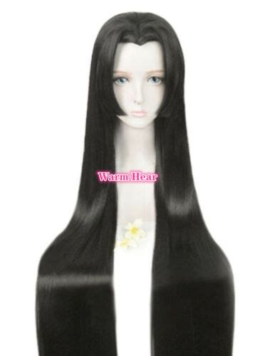 Anime One Piece Boa Hancock Cosplay Wig Black Straight Heat Resistant Synthetic Ebay