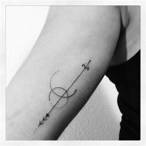 25 Best Zodiac Tattoos Arrow Symbols And Meanings For Sagittarius