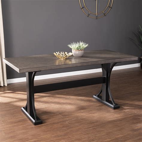 long black dining table Contemporary black oak dining table 44d190t-blk