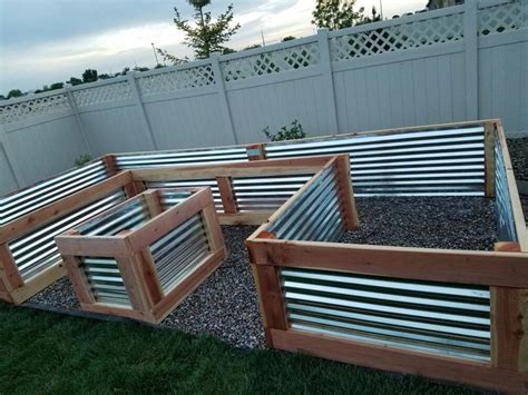 Metal garden beds have to be regularly capped track of fresh materials because the bedding forms and stops working. Beautiful custom raised garden bed my husband and I just ...