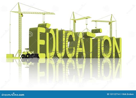 Building Education Learn Knowledge Go To School Stock Images Image