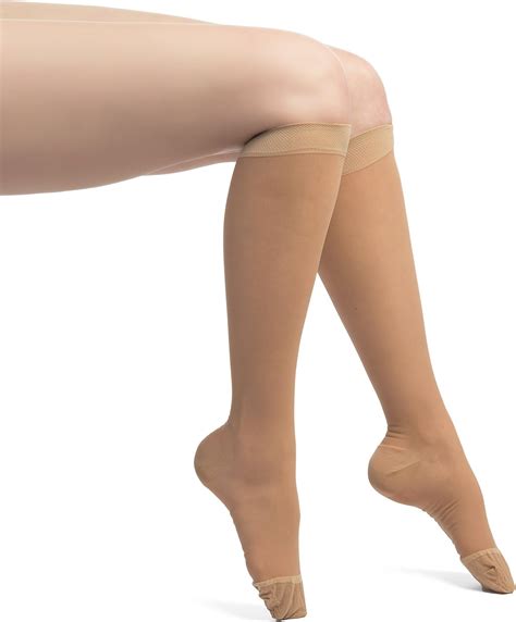 Buy Evonation Women S Usa Made Sheer Graduated Compression Socks