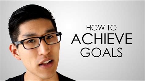 How To Achieve Goals Youtube