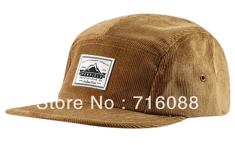 Custom Corduroy 5 Panel Flat Hat Cap In Baseball Caps From Apparel