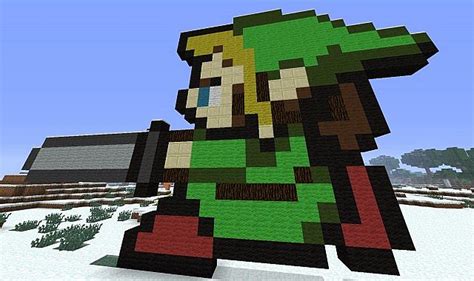 Search, discover and share your favorite pixel link gifs. Legend of Zelda Link Pixel Art Minecraft Map