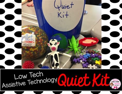 Tricias Terrific Teaching Trinkets Low Tech Assistive Technology Tools