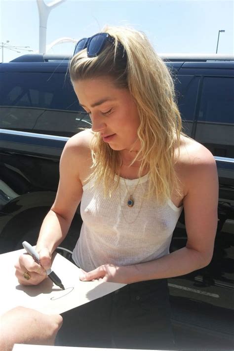 Amber Heard Braless And Topless Collection Pics The Fappening