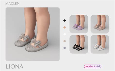 Madlen — Madlen Liona Shoes New Toddlerchild Ballet Flats Sims 4