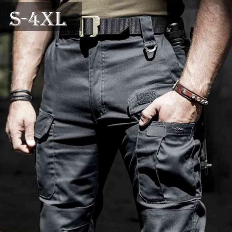 Tactical Cargo Combat Pants For Men Quick Drying Active Military Work Pants With Cotton Bottom