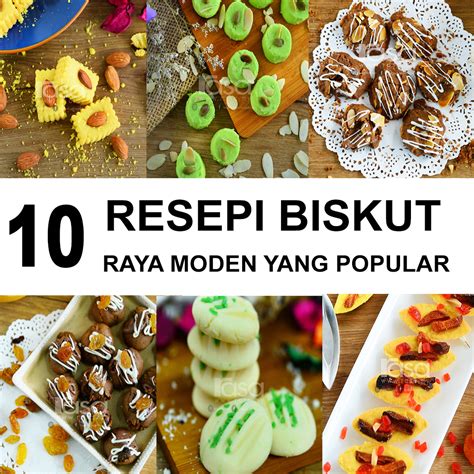 Memandangkan raya kali ini, kita tidak dibenarkan untuk sesi kunjung mengunjung, marilah kita buat dan makan sahaja. 10 Resepi Biskut Raya Moden Yang Popular - Daily Makan