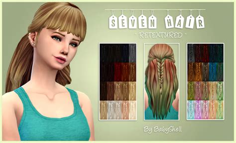 Babyshell Seven Hair By Moon Craters You Need The Mesh 20 Sims