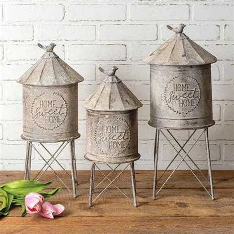 Set Of Three Silo Containers Trending Decor Silos Container House