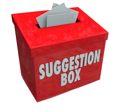 Suggestion Box Transparent Najit
