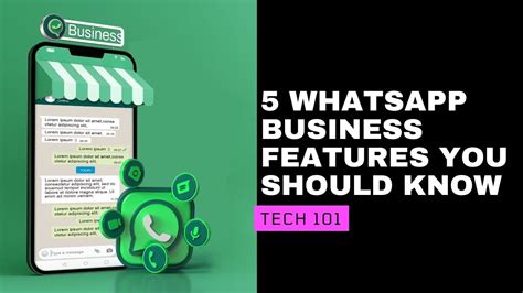 5 Whatsapp Business Features You Should Know Tech 101 Ht Tech Youtube