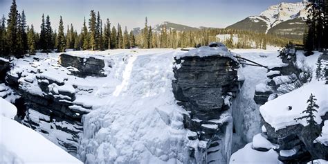 Athabasca Falls In Winter Mylore Perea Flickr