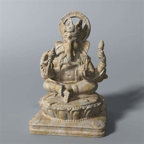 3d Ganesha Statue Cgtrader