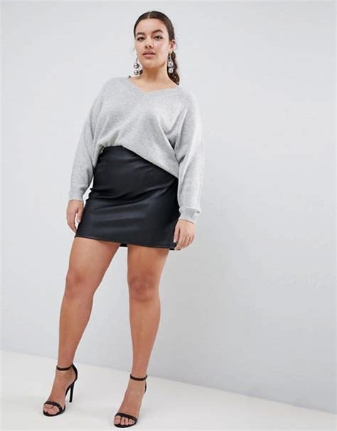 Cute Plus Size Leather And Suede Skirts For The Summer