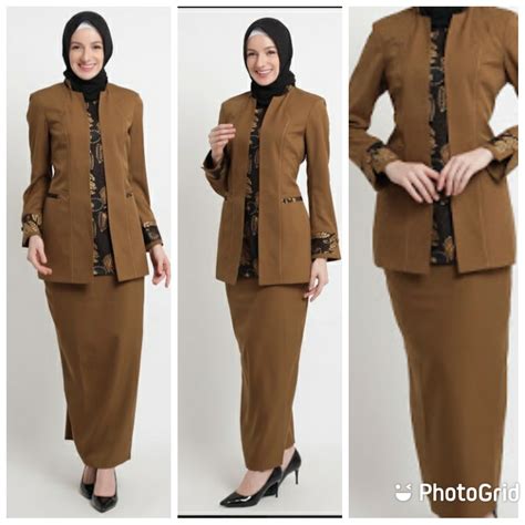 baju pns wanita / seragam pemda wanita/ seragam kheki tua wanita