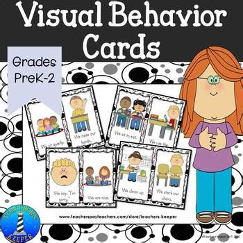 classroom behaviors visual aides  primary grades covid tpt