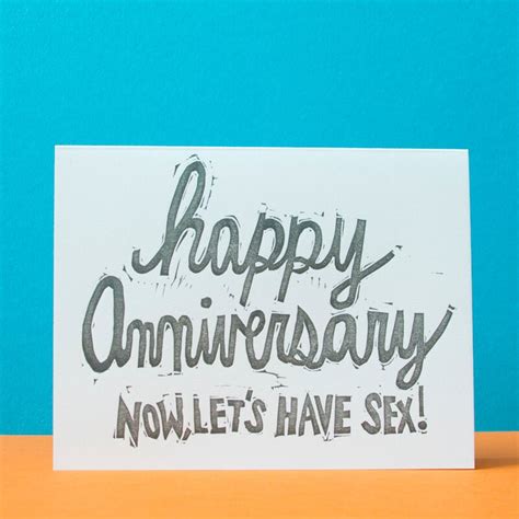 Happy Anniversary Now Lets Have Sex 4x5 Etsy