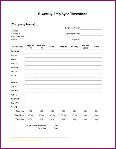 Monthly Timesheet Template Timesheet Template Sign In Sheet Template