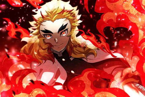 🍠🍚 On Twitter Rengoku Kyoujurou Slayer Anime Demon Slayer Wallpaper