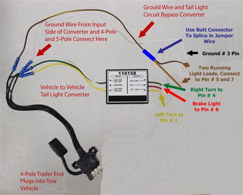 This installation is designed to for most trailer connector four wiring situations. Recommended Converter To Convert Combined Wiring On Vehicle For Trailer With Separate Wiring ...