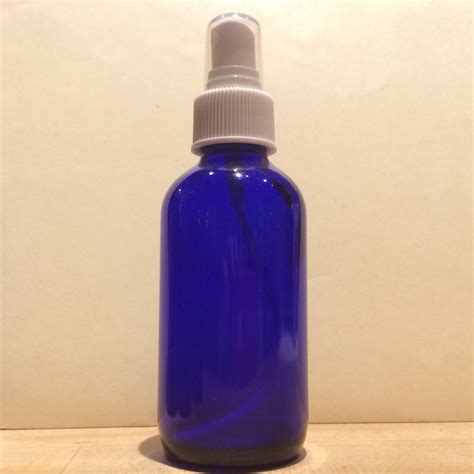 4 Oz Glass Cobalt Blue Bottle W Spray Top Living Earth Herbs Organic Bulk Herbs Essential