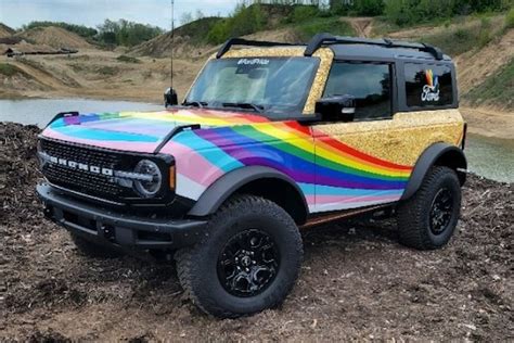 Ford Celebrates Pride Month In Style With Brightly Colored Bronco Carbuzz