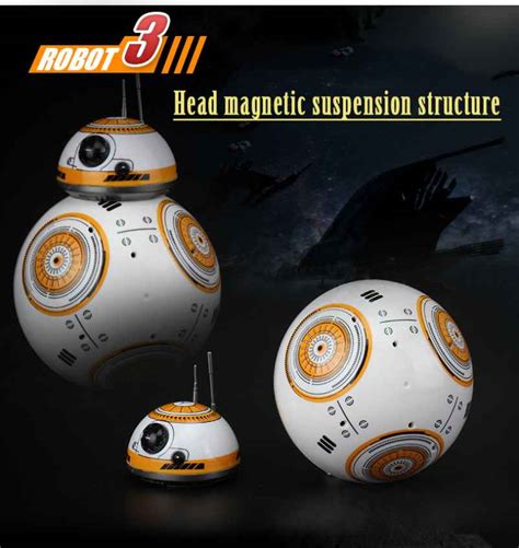 Intelligent Star Wars Rc Bb8 Robot With Sound Action Remote Control