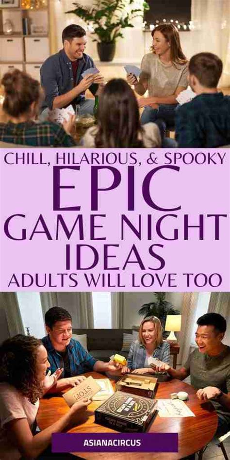 25 Epic Game Night Ideas For Adults Asiana Circus
