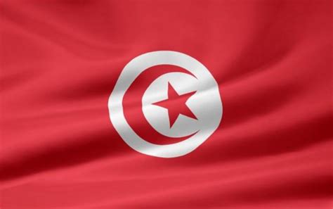The colors of the tunisian flag represent the blood shed by the martyrs that perished during the french conquest of tunisia throughout the 19th century. Tunesische Flagge - Juergen Priewe als Kunstdruck oder ...