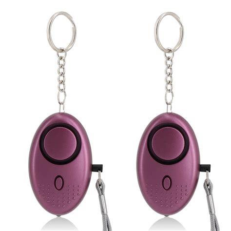 Emergency Personal Security Alarm Keychain 2 Pack Safe Sound Alarm