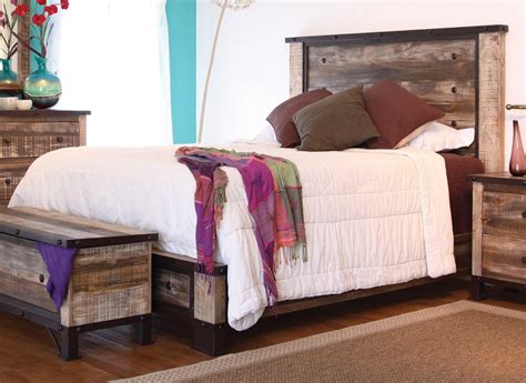 Luxury amish rustic cherry bedroom set solid wood full. Rustic 6 Piece Queen Bedroom Set - Antique | RC Willey ...
