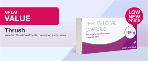 Get Thrush Treatments Cream And Fluconazole Tablets Chemist Direct