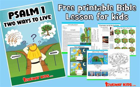 Psalm 1 Two Ways To Live Bible Lesson For Kids Trueway Kids