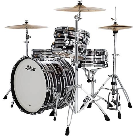 Ludwig Classic Maple 3 Piece Fab Shell Pack With 22 Bass Drum Digital