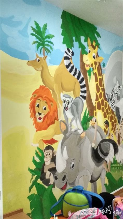 Draw out your animal in pencil, adjust your pattern if needed. Draw on the wall of my work | Dinosaur stuffed animal ...